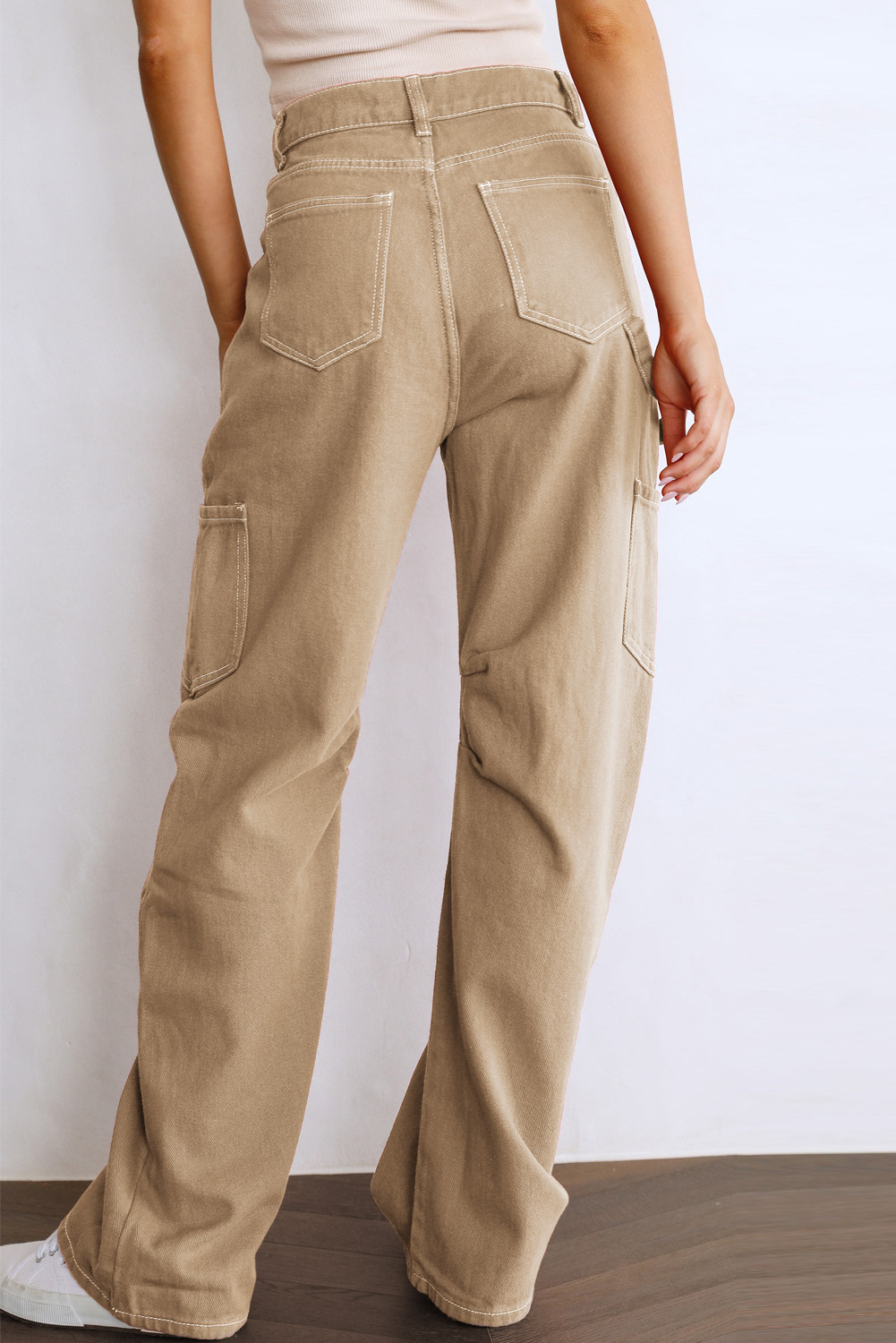 Kadi Women's Cargo Straight Fleece Pants Clesmon main image 1