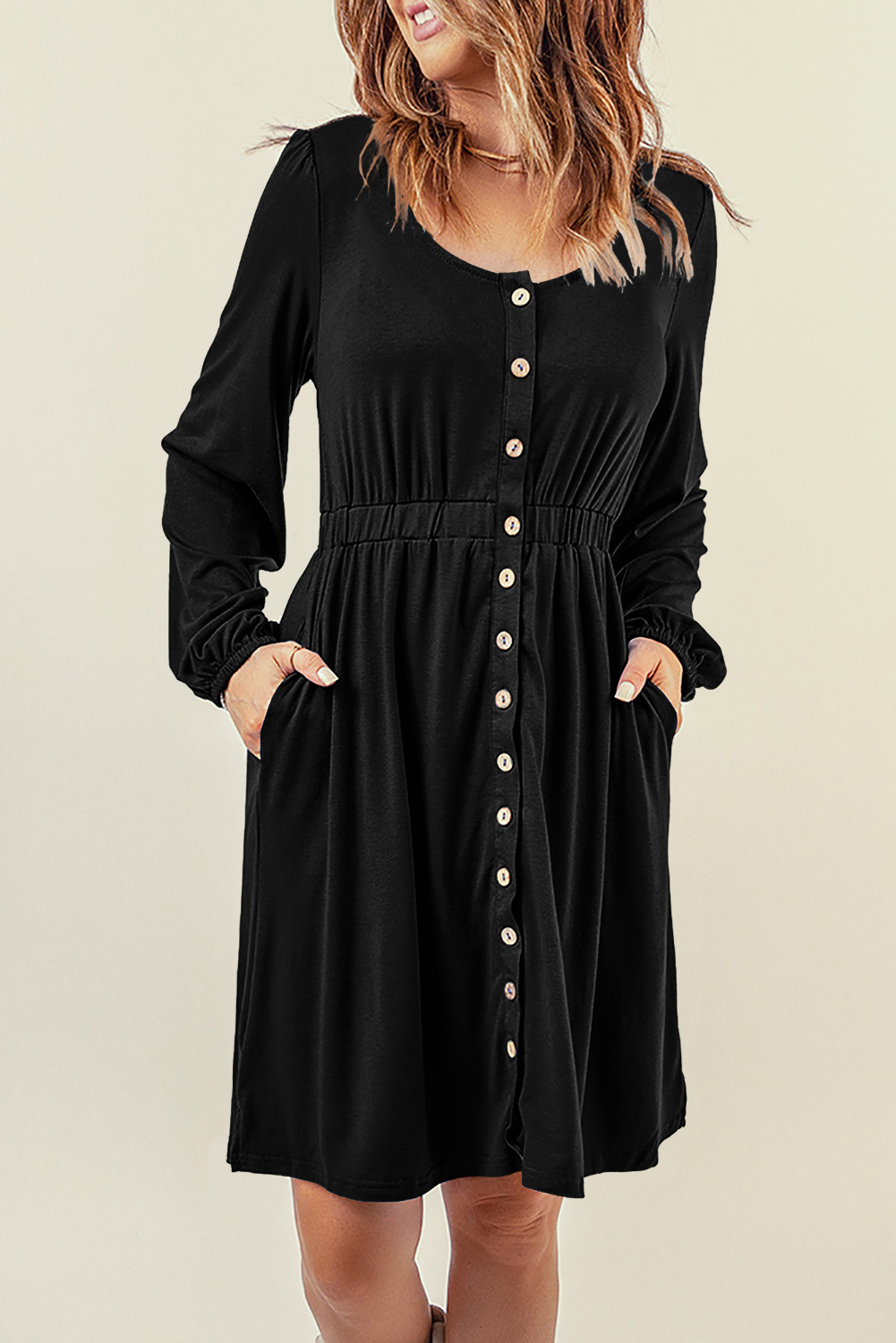Blake Closed Waist long Sleeve Dress