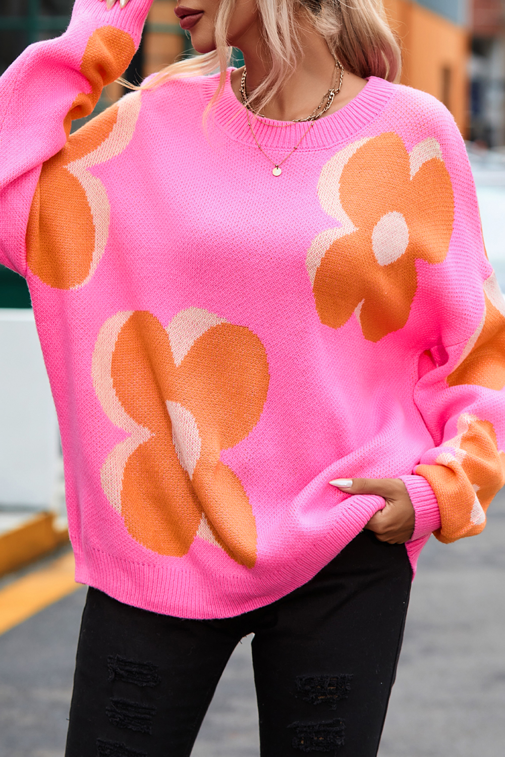 8-41-flower-pattern-slouchy-sweater-wholesale