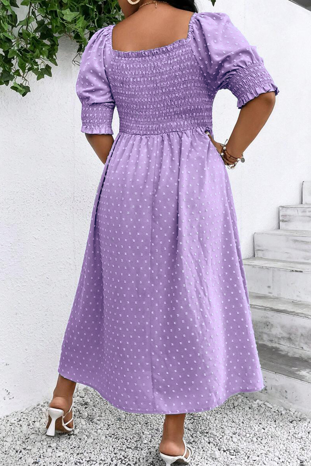 Wisteria Short Sleeve Chiffon Lace Flower Girls Dress A-Line Junior Bridesmaid Gown