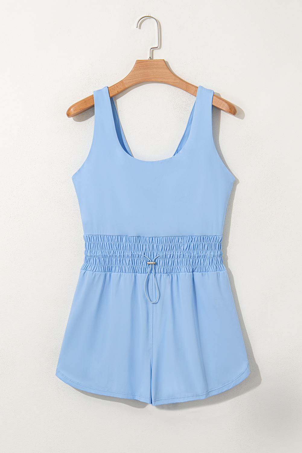 $9.45 Myosotis Plain Sleeveless Loop Drawstring Cinched
