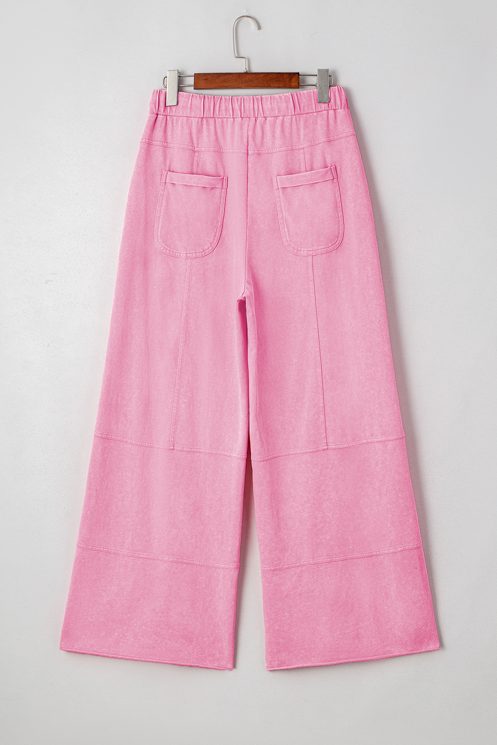 Mineral Wash Wide Leg Cargo Pants