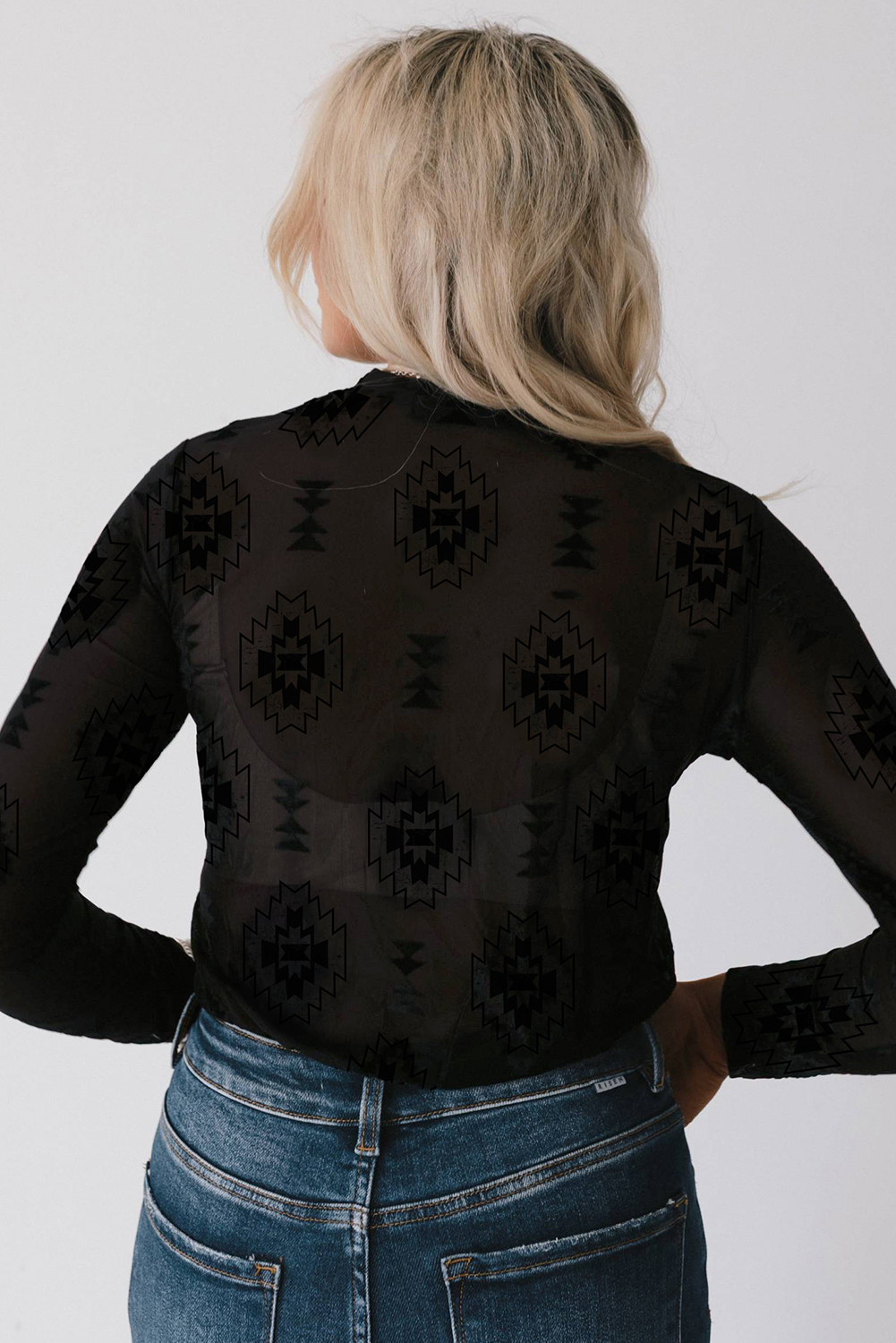Aztec Mesh Top main image 1