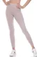 Pink Solid High Wiast Sports Leggings