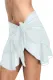 White Ruffled Mesh Mini Skirt