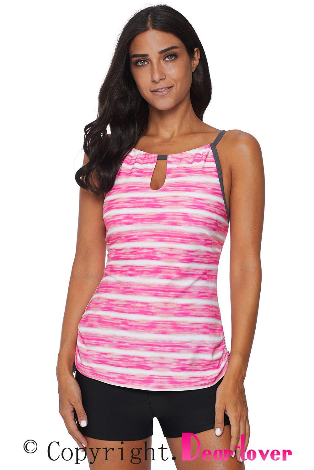 $3.98 Rosy Print Tankini Swimwear Wholesale