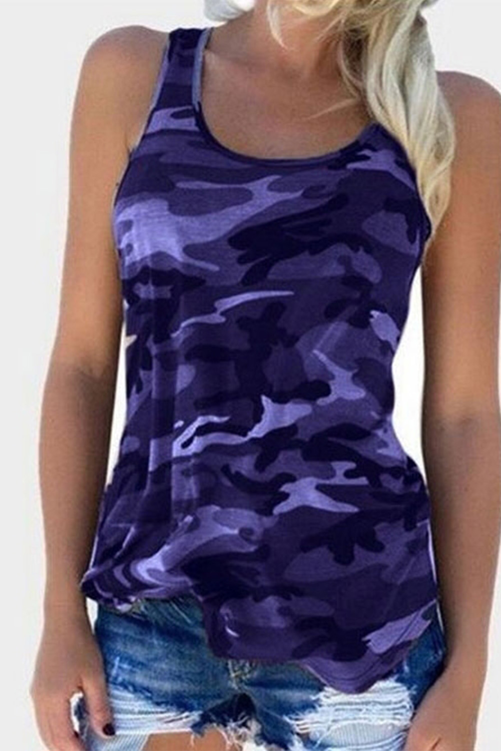 Yeahh! Camo High-top — Blue main image 0