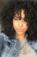 Black Synthetic Afro Short Curly Wig