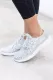 Silvery Mesh Glitter Glam Sneakers