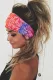 Multicolor Paisley Print Elastic Wide Headband