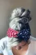 повязка на голову с американским флагом