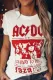 Camiseta gráfica AC/DC 1979 CARRETERA AL INFIERNO