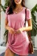 Pink The Triblend Side Knot Dress