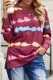 Sweatshirt imprimé Tie Dye Rosy