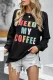„Need My Coffee“-Pullover in Schwarz mit Taschen