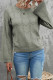 Gray Flare Sleeve Texture Knit Sweater