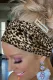 Leoparden-Boho-Samt-Stirnband