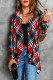 Suede Elbow Patch Hooded Plaid Cardigan