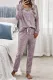 Pink Sound Asleep Button Pajama Set