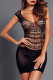 Mini-robe en nuisette noire