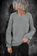 Серая толстовка-пуловер с рукавами реглан в стиле пэчворк