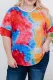 Multicolor Camiseta Tie-dye Multicolor Tallas Grandes