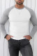 Серая мужская футболка с длинным рукавом реглан с цветными блоками