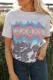 Camiseta multicolor con estampado geométrico azteca