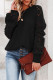 Black Casual Cut Out Sweater Top