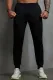 Серые мужские брюки-джоггеры с эластичной резинкой на талии
