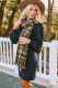 Green Winter Thick Large Plaid Scarf