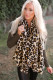 Leopard Print Cashmere Thickened Scarf