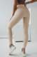 Apricot Criss Cross Tummy Control High Waist Leggings