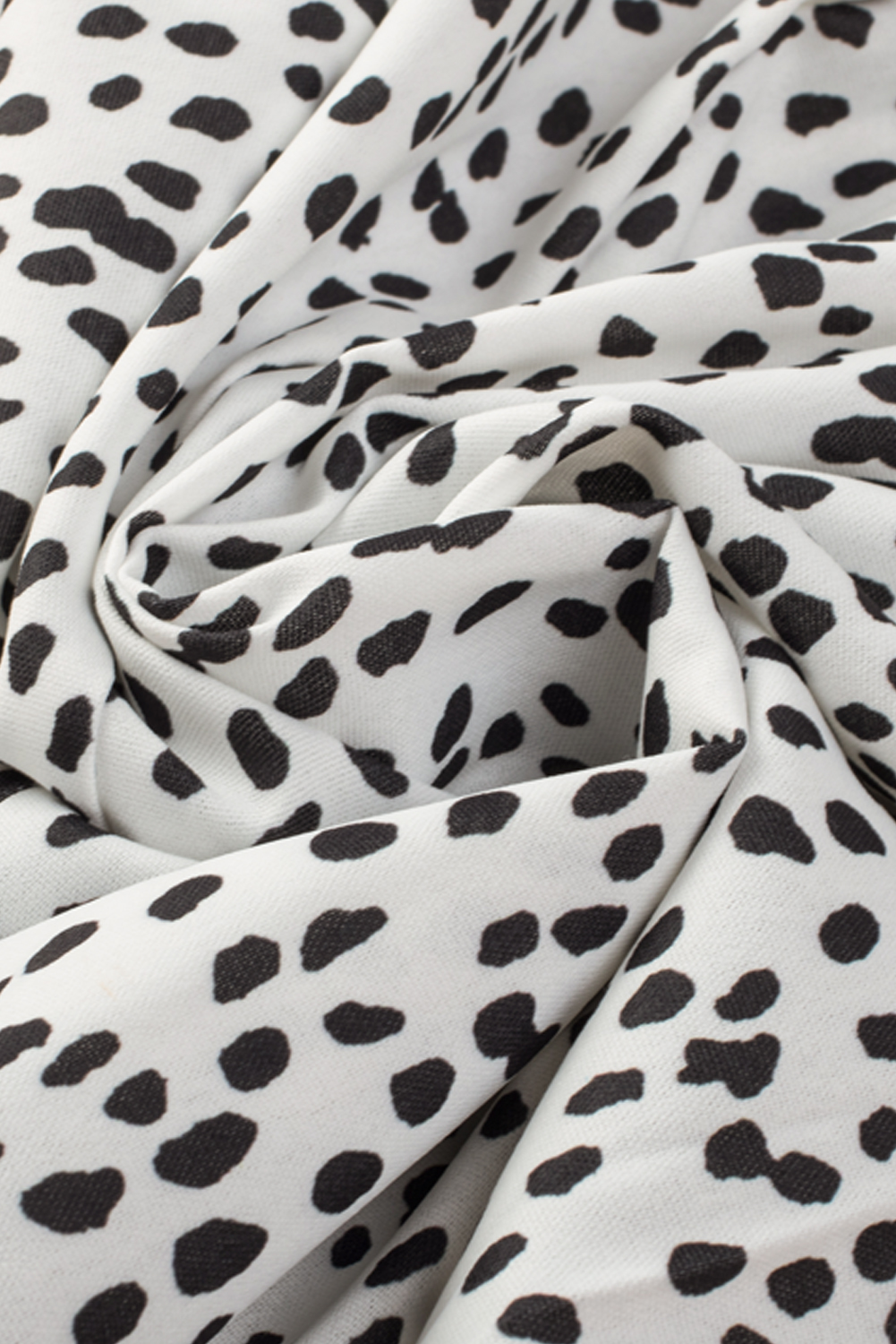 $8.9 Leopard Colorblock Swiss Dot Flutter Sleeve Square Neck Mini Dress ...