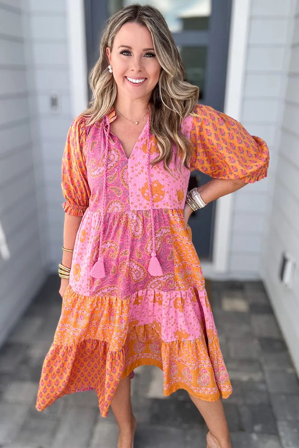 vestido de moda boho