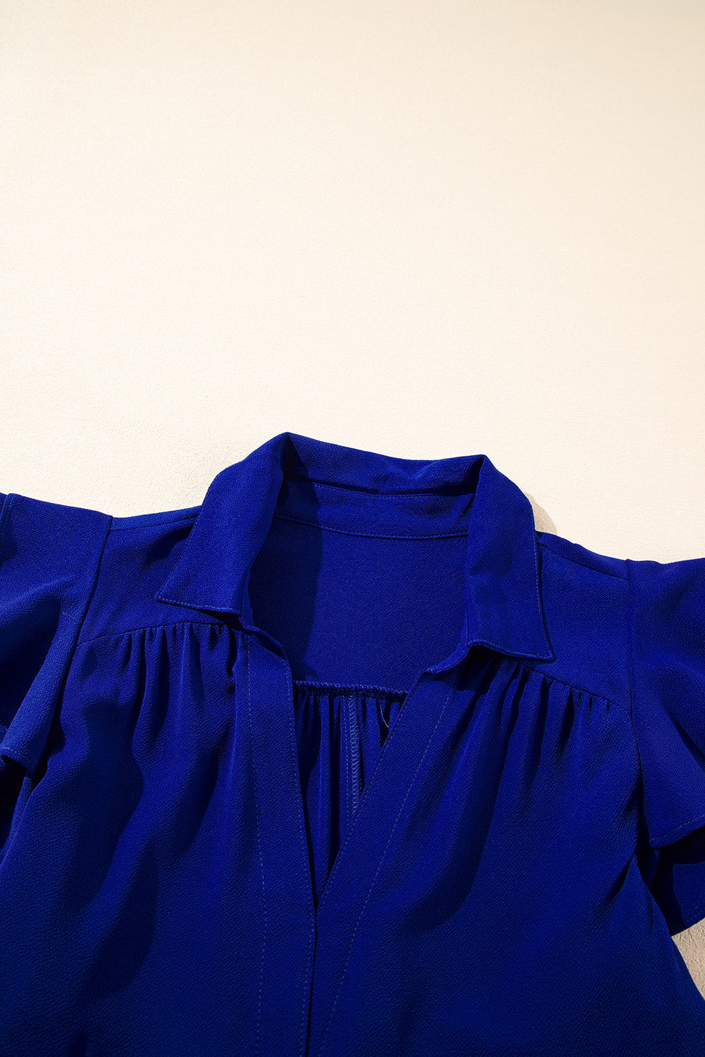 Robe mi-longue à volants