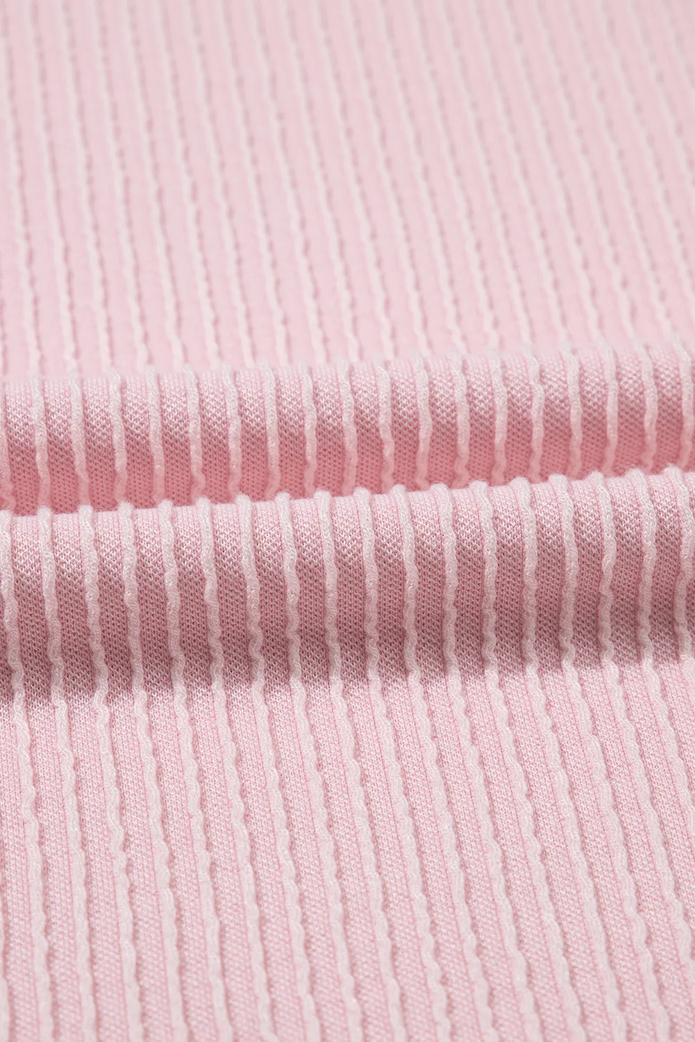 Textured Stretchy Corded Rib Clothes Womens for Summer