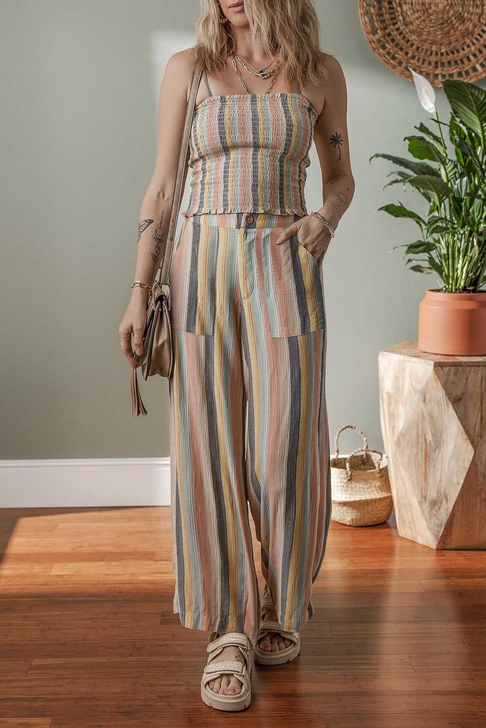 VIP【関税送料無料】希少 CAMILLA MULTICOLOUR PANTS Camilla Egypt Silk Wide-Leg Pants | Saks Fifth Avenue