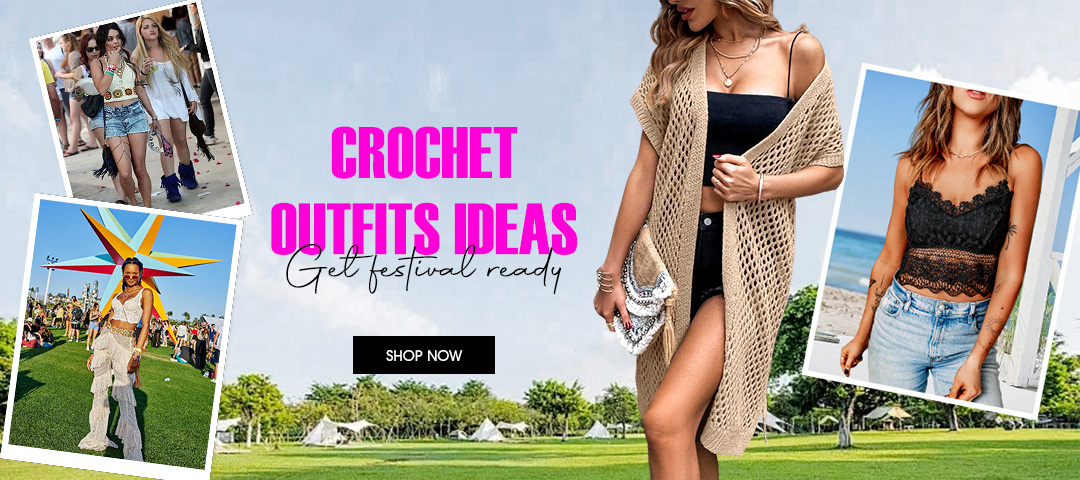 Idées de tenues au crochet : préparez-vous pour le festival