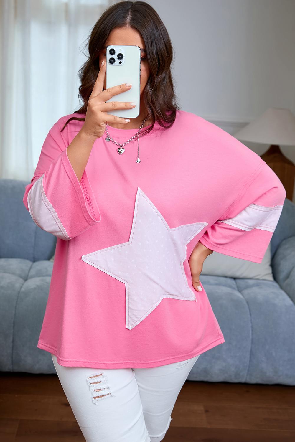 【BAON】[unisex] Starkey color matching star over L/S T Bluetooth Barcode Scanner – For Inventory, Warehouse, & More