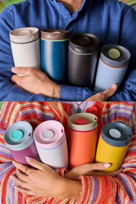 Kubek próżniowy do kawy Pitaya Pink 12/20 uncji ze stali nierdzewnej, przenośny, 1 szt. w opakowaniu