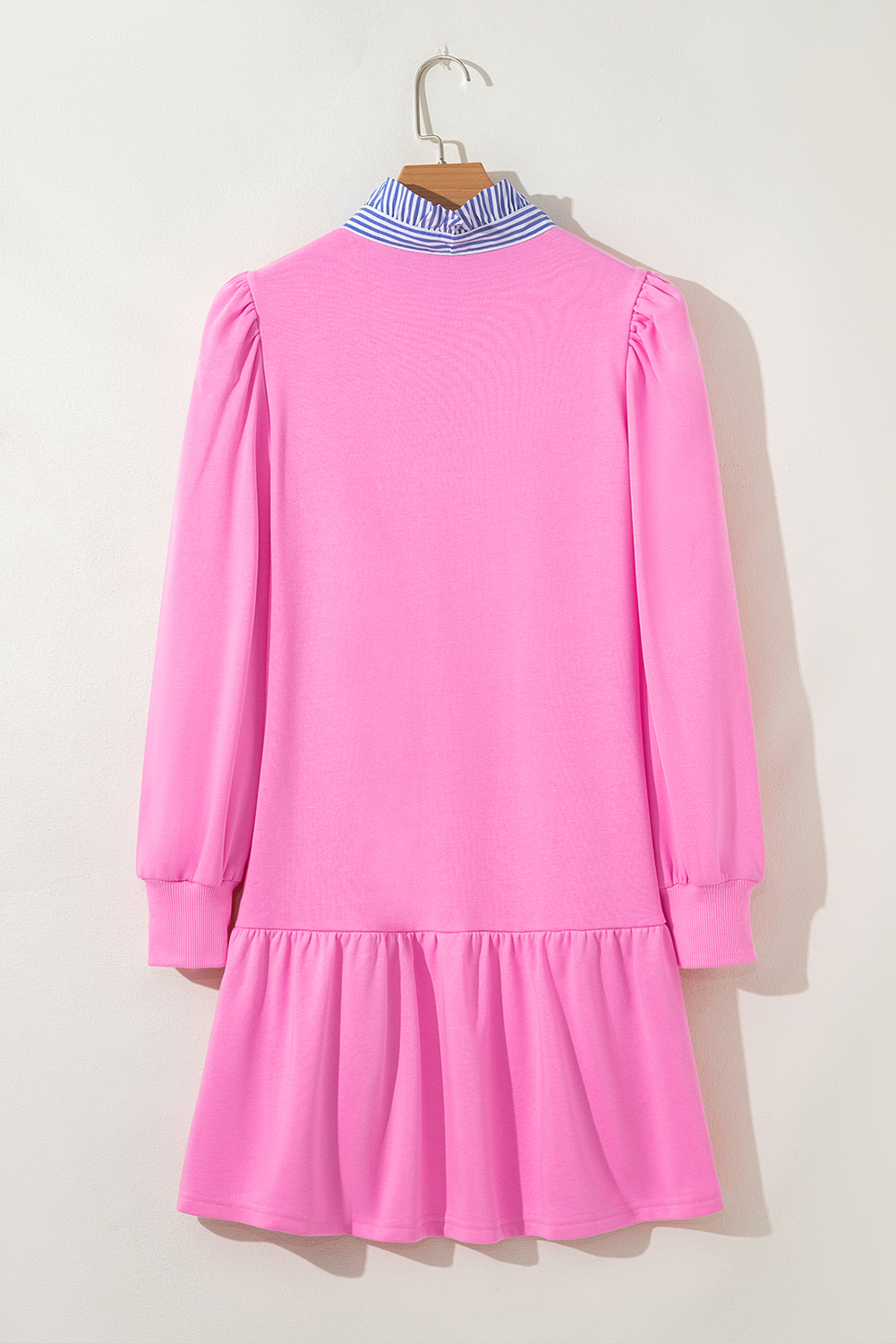 ◆Loulouseoul◆ Cottage Stripe Puff Dress Pink LOULOUSEOUL Cottage Stripe Puff Dress - Pink | 하이츠스토어
