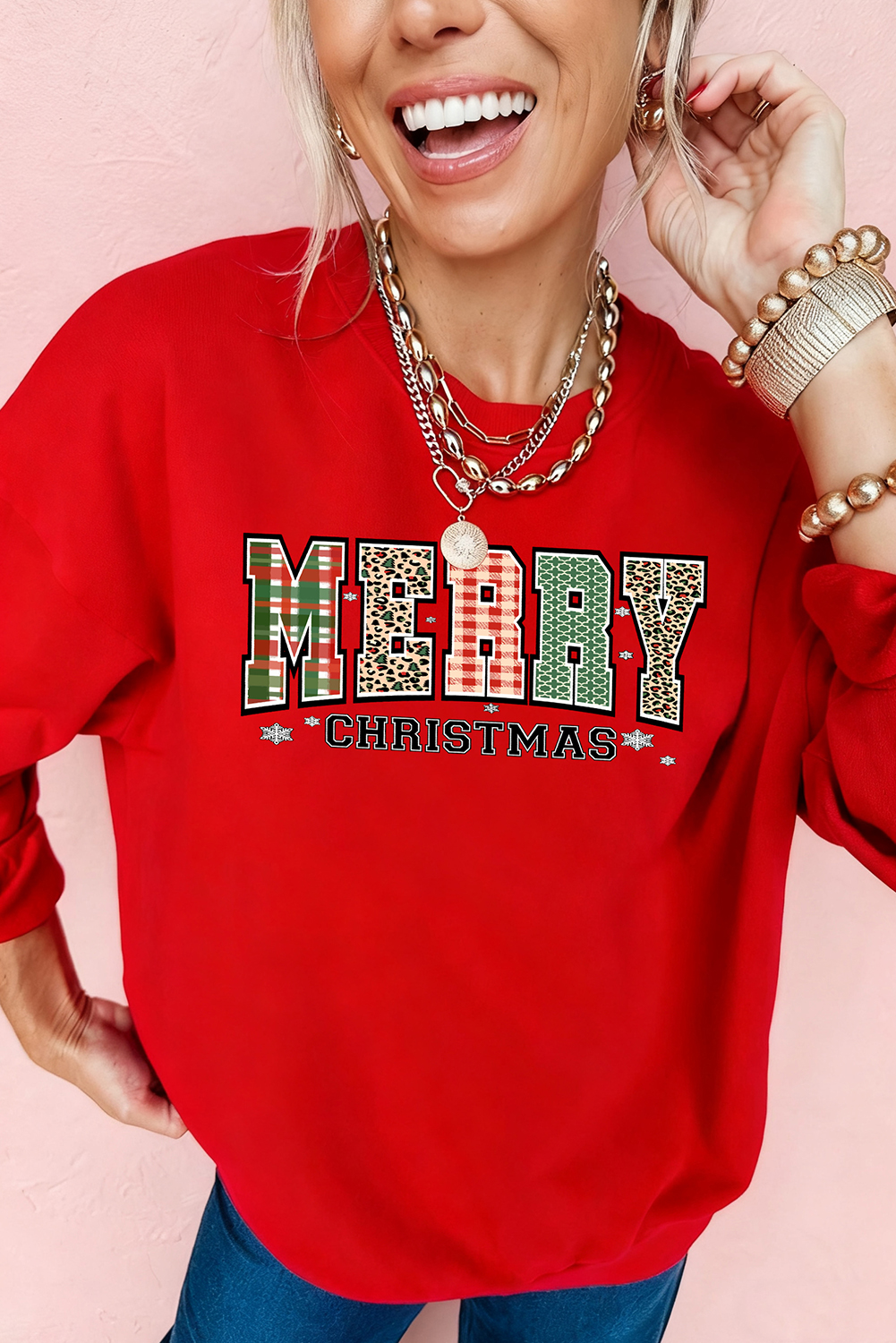 MERRY CHRISTMAS Graphic Sweatshirt main image 1