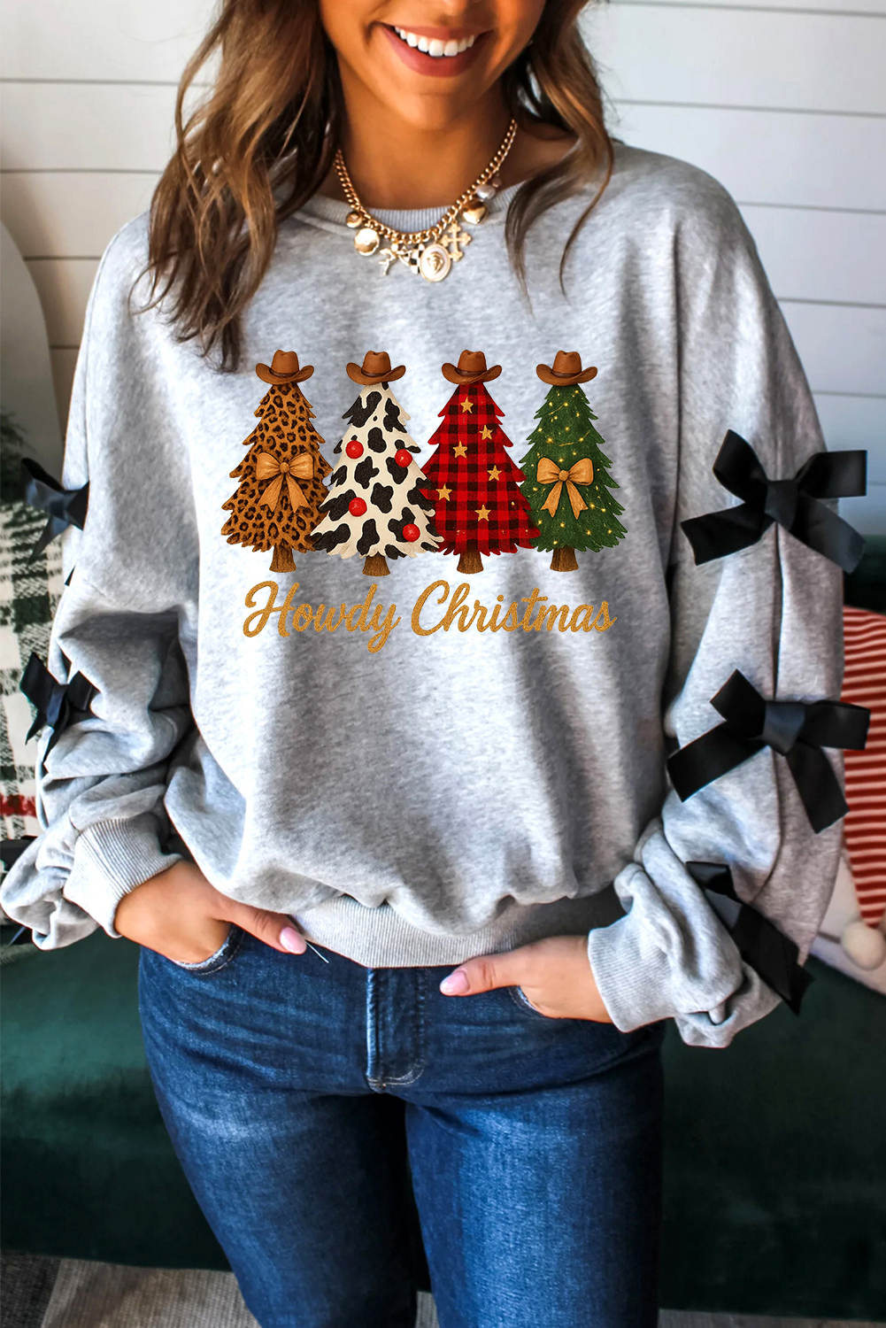 Bows LDN Sweatshirt Light Grey