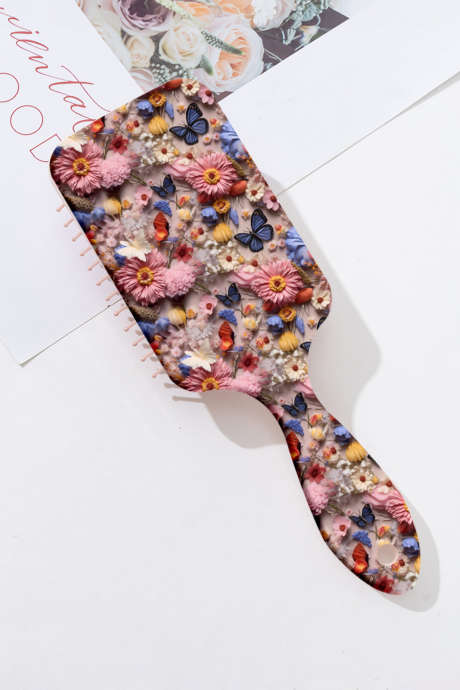 Peach Blossom 3D-perhoskuvioitu suuri selvitysharja, melakampa