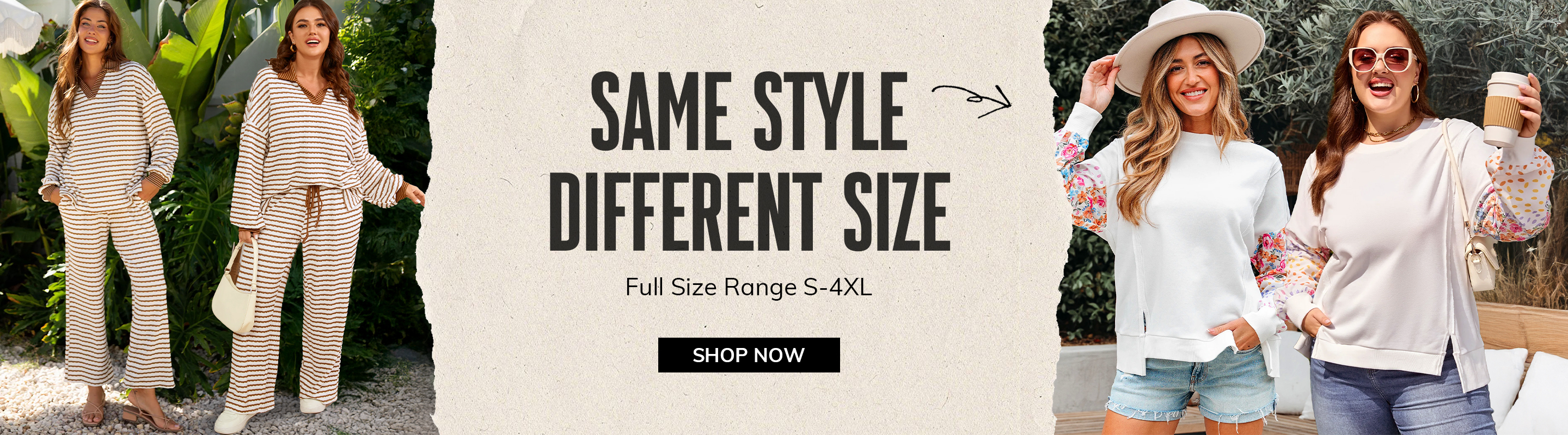 Wholesale Same Style，Different Size
