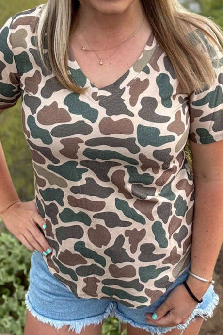 Vihreä /mallistot/naisten-topit/tuotteet/v-aukkoinen-t-paita-l