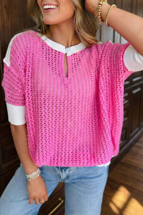 Ruusunpunainen Avery top