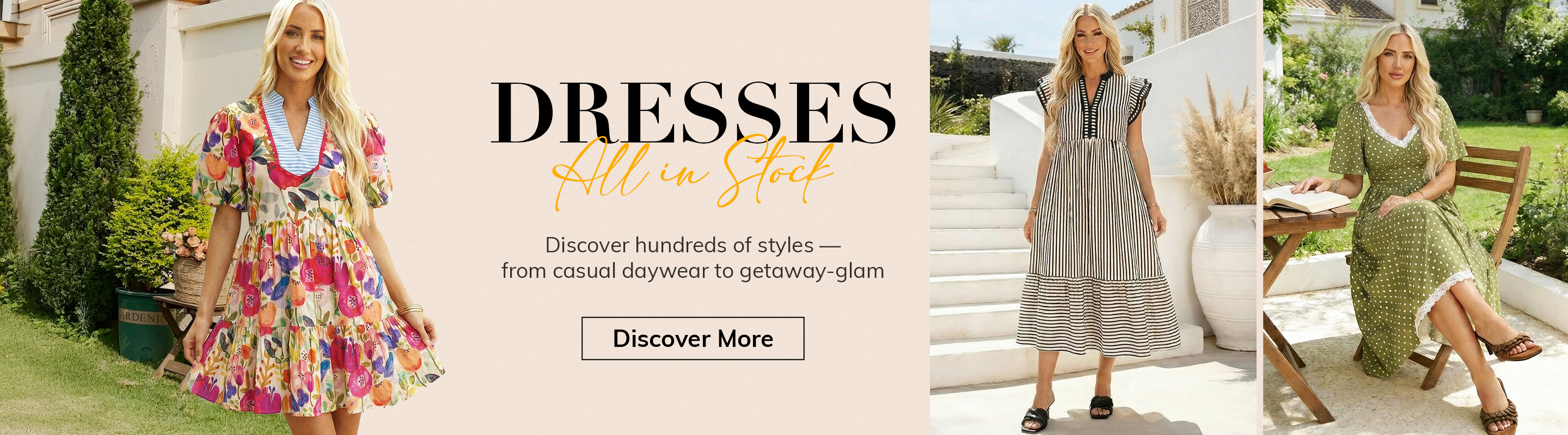 Dresses All in Stock