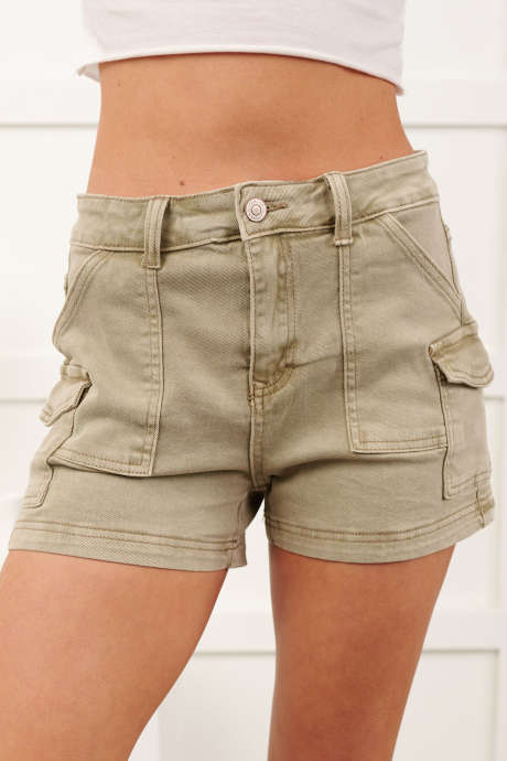 Laurel Green Karly kavbojke z žepi